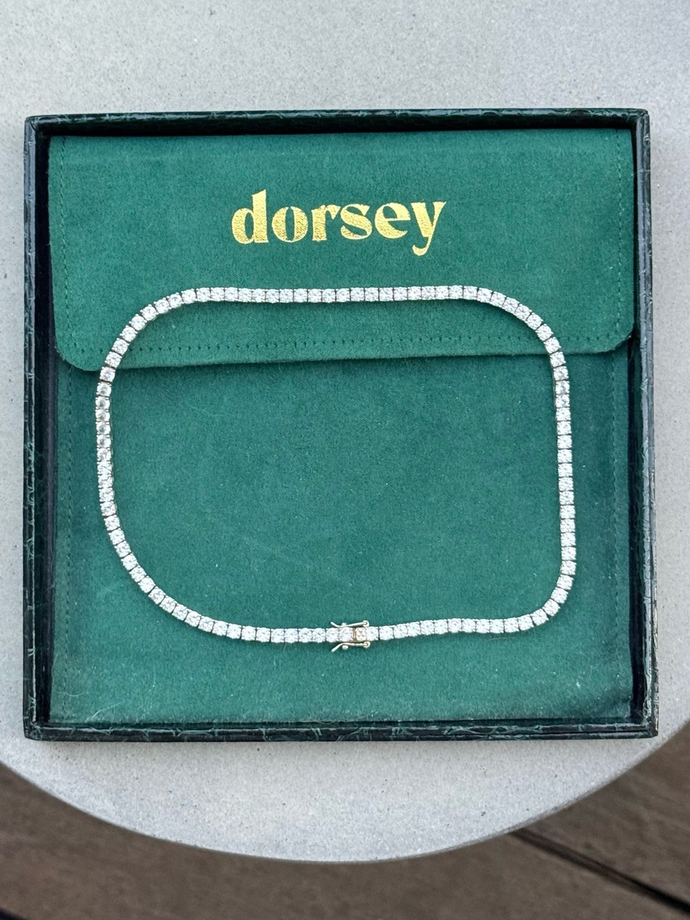 Dorsey Riviere Tennis Necklace - 16"